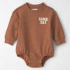 Baby Organic Cotton 'Game Day' French Terry Graphic Bubble
