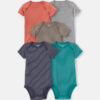 Baby 5-Pack Striped Multipack Bodysuits