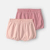 Baby Girl 2-Pack Cotton Shorts - Pink