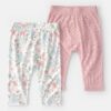 Baby Girl 2-Pack Butterfly Garden PurelySoft Pants - Pink