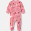 Baby Girl Autumn 2-Zip DreamPlush Sleep & Play Pajamas - Pink