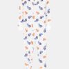 Baby Bluey Snug Fit Cotton Footie 1-Piece Pajamas