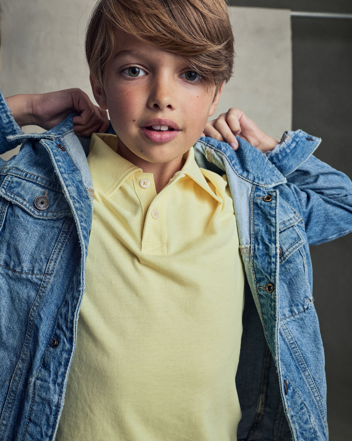 Kids Denim Jacket - Medium Wash 2 Kids Denim Jacket - Medium Wash
