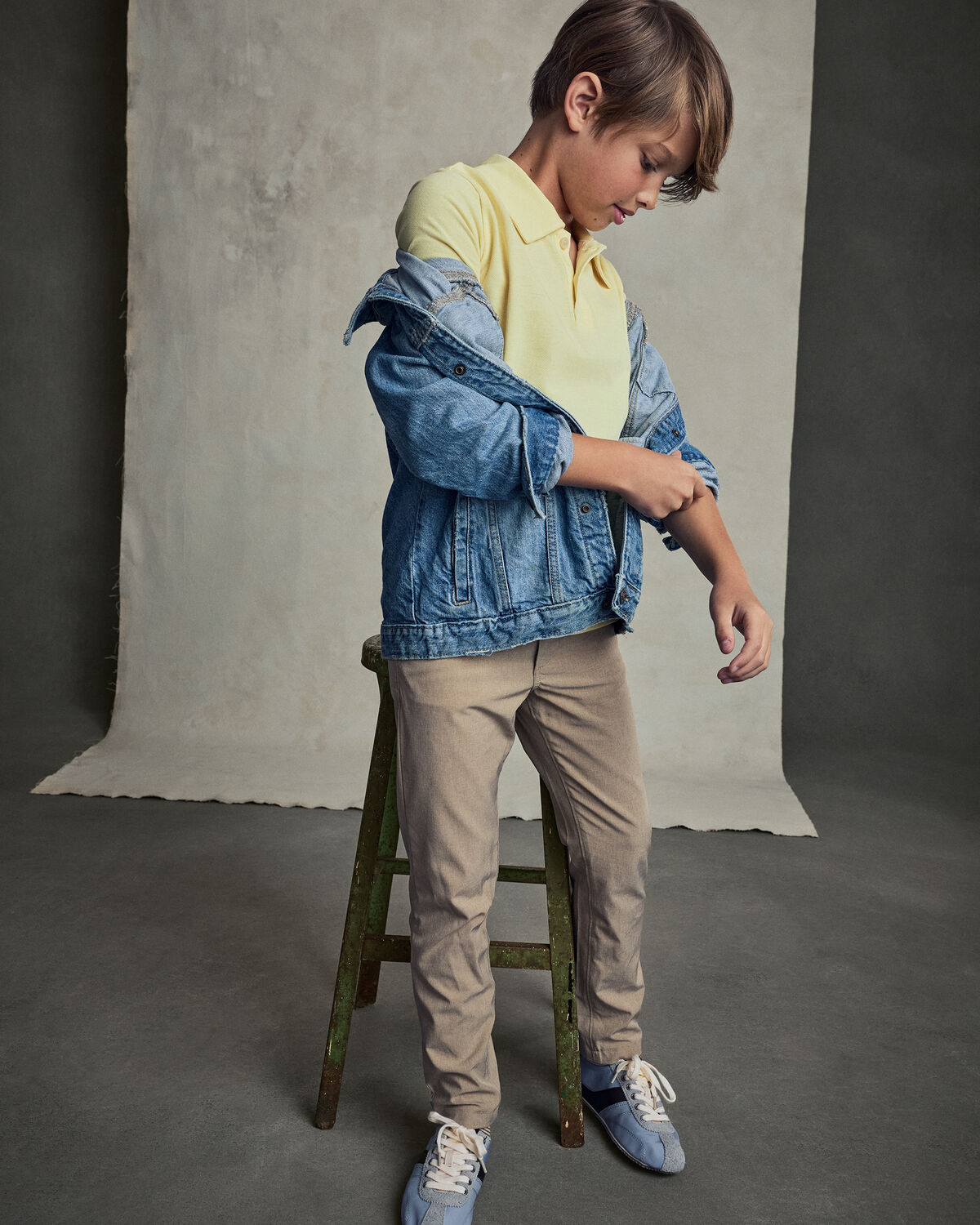 Kids Denim Jacket - Medium Wash 6 Kids Denim Jacket - Medium Wash