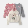 Girls 3-Pack Disney© Marie Long-Sleeve Multipack Tops 5 Girls 3-Pack Disney© Marie Long-Sleeve Multipack Tops