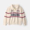 Kids ©Marvel Spider-Man French Terry Pullover Sweatshirt - Cream