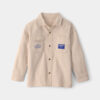 Boys Utility Button-Down Shirt - Beige