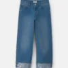 Girls Shine Denim Wide-Leg Jeans - Light Wash 7 Girls Shine Denim Wide-Leg Jeans - Light Wash