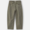 Girls Twill Barrel Jeans - Olive Green 7 Girls Twill Barrel Jeans - Olive Green