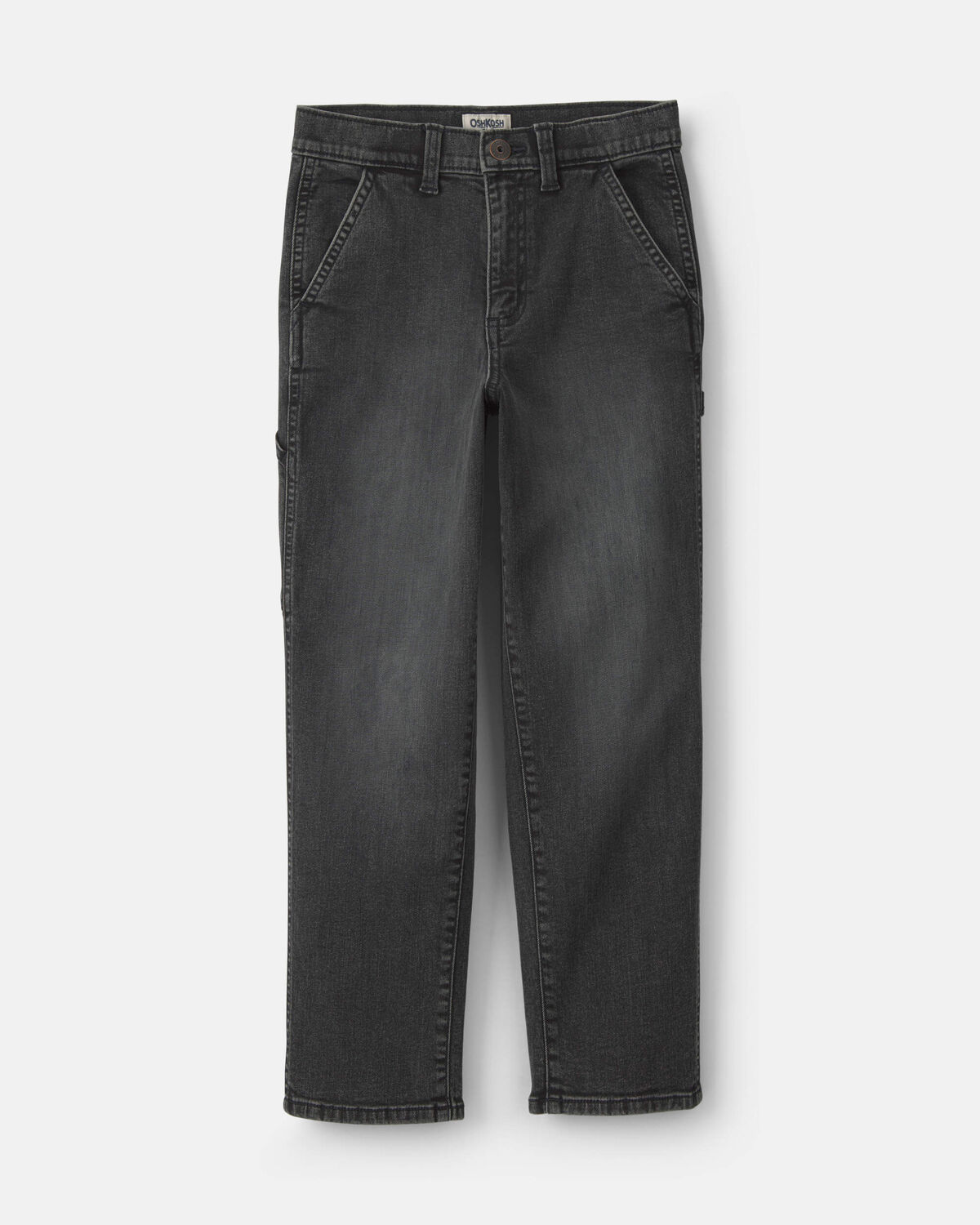 Boys Denim Baggy Jeans - Charcoal Wash 1 Boys Denim Baggy Jeans - Charcoal Wash