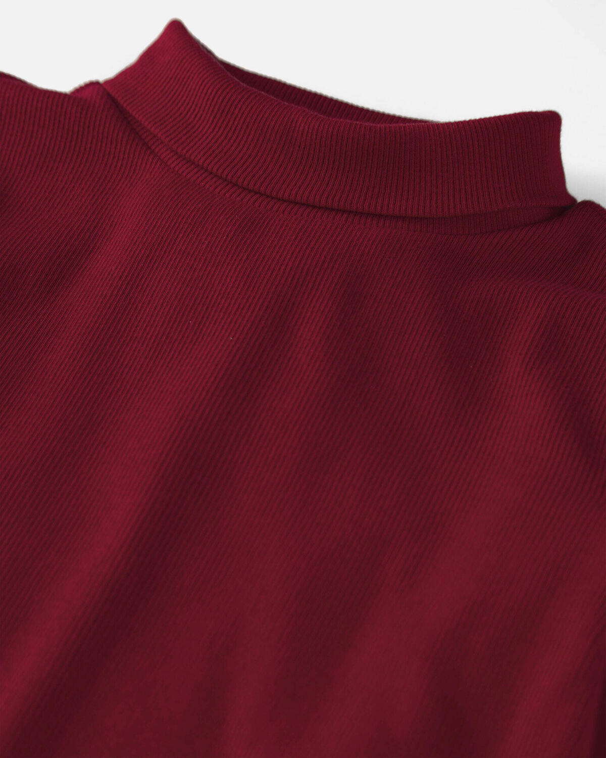 Girls 2-Pack Organic Cotton Ribbed Mock Neck Tops 2 Girls 2-Pack Organic Cotton Ribbed Mock Neck Tops