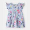 Baby Girl Bluey™ Floral Dress - Blue