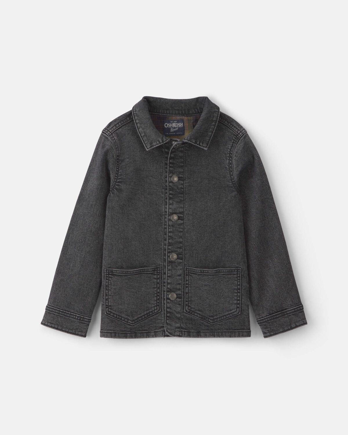 Boys Denim Utility Jacket - Black 1 Boys Denim Utility Jacket - Black