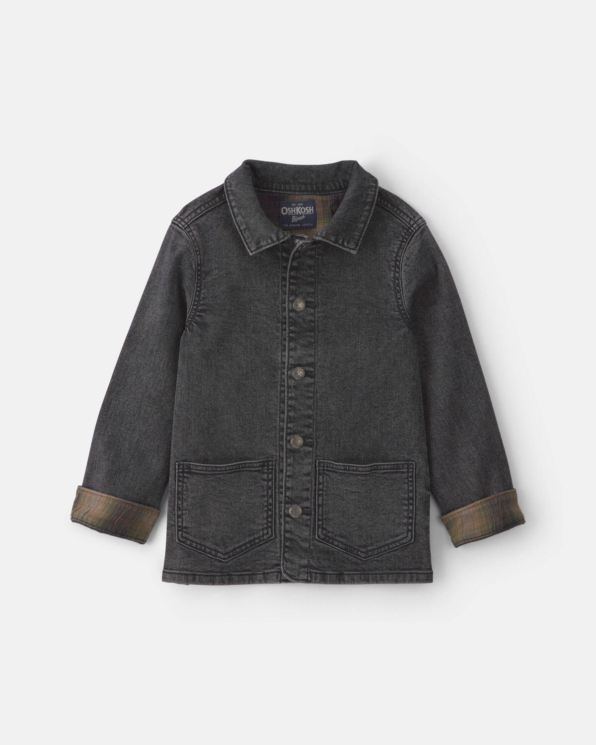 Boys Denim Utility Jacket - Black 5 Boys Denim Utility Jacket - Black