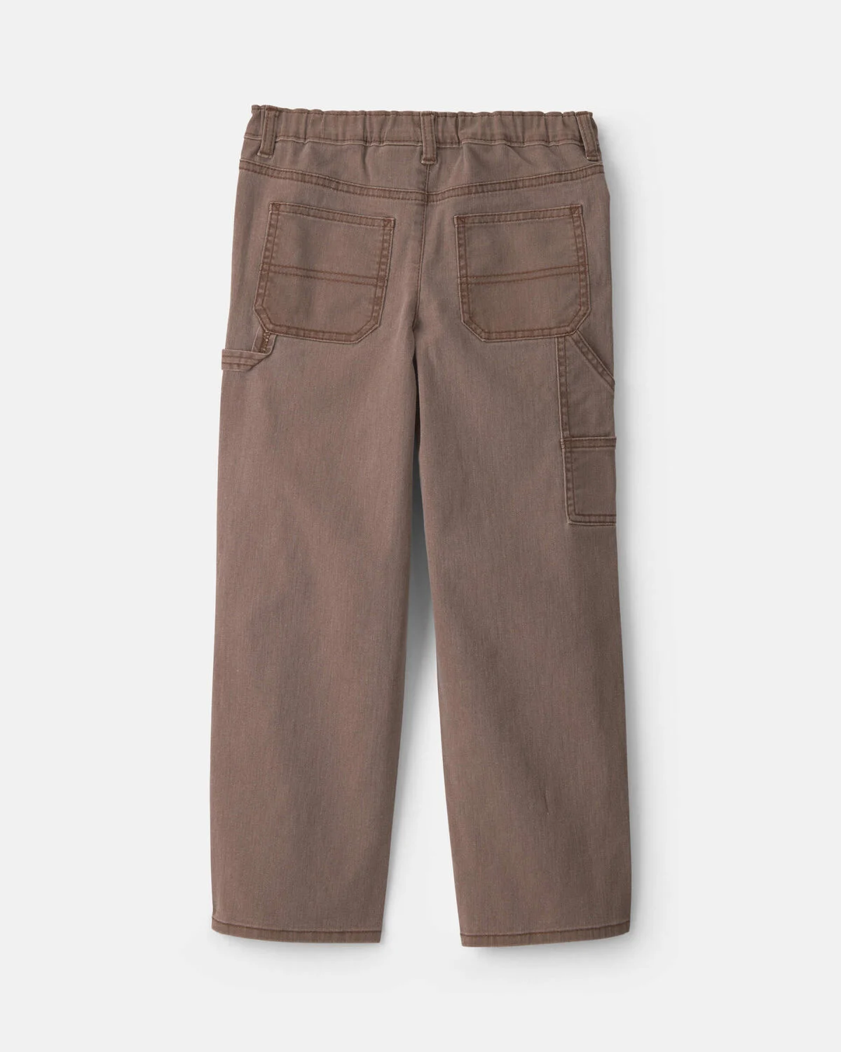 Boys Baggy Carpenter Pants - Brown
