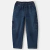Girls Denim Barrel Jeans - Medium Wash 9 Girls Denim Barrel Jeans - Medium Wash