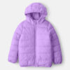 Girls Midweight Packable Puffer - Purple