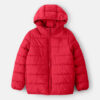 Boys Midweight Packable Puffer - Red