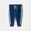 Baby Boy French Terry Pants - Navy Blue 11 Baby Boy French Terry Pants - Navy Blue