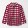 Boys Organic Cotton Flannel Button-Down Shirt