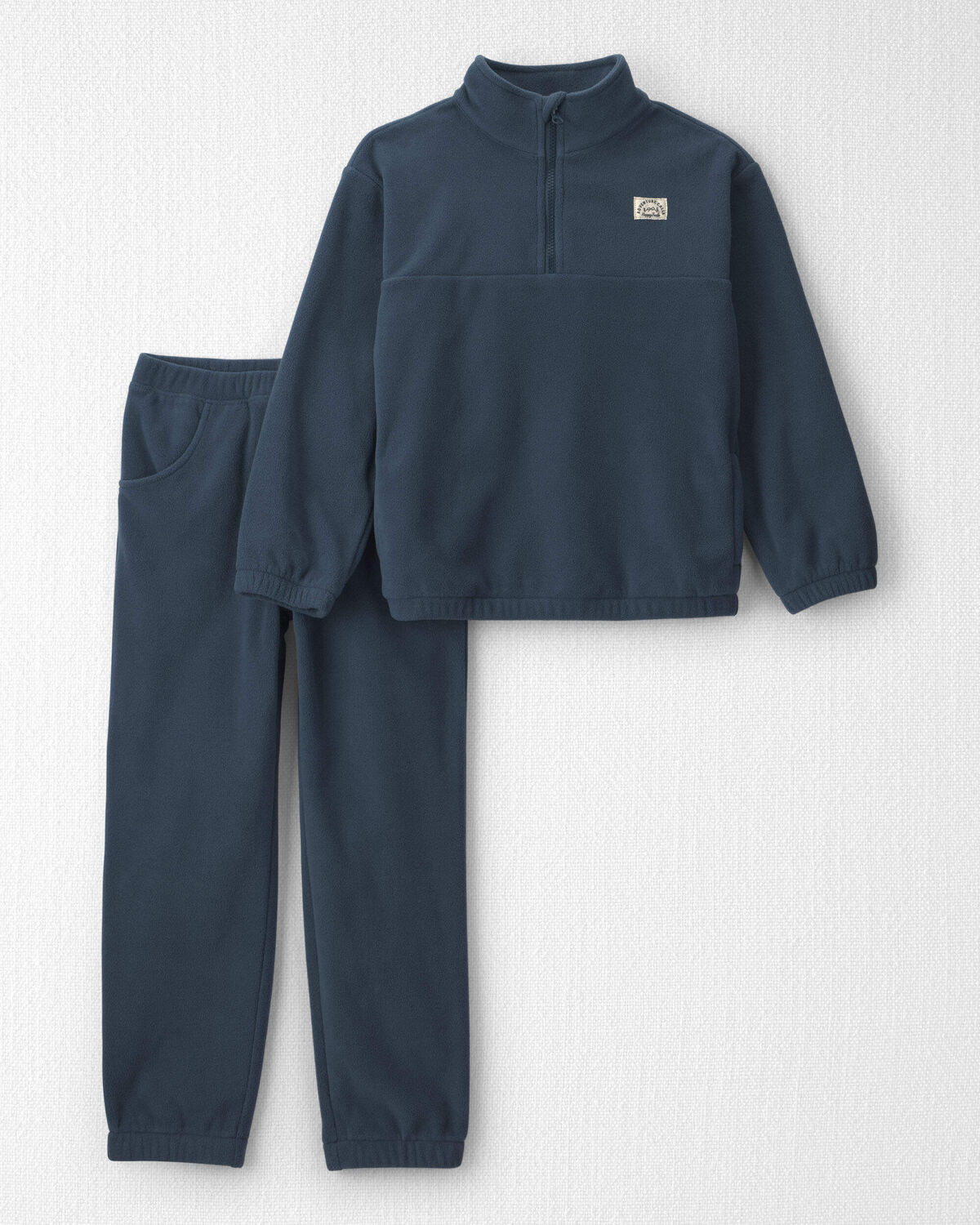 Boys 2-Piece Recycled Microfleece Top & Pant Set 1 Boys 2-Piece Recycled Microfleece Top & Pant Set