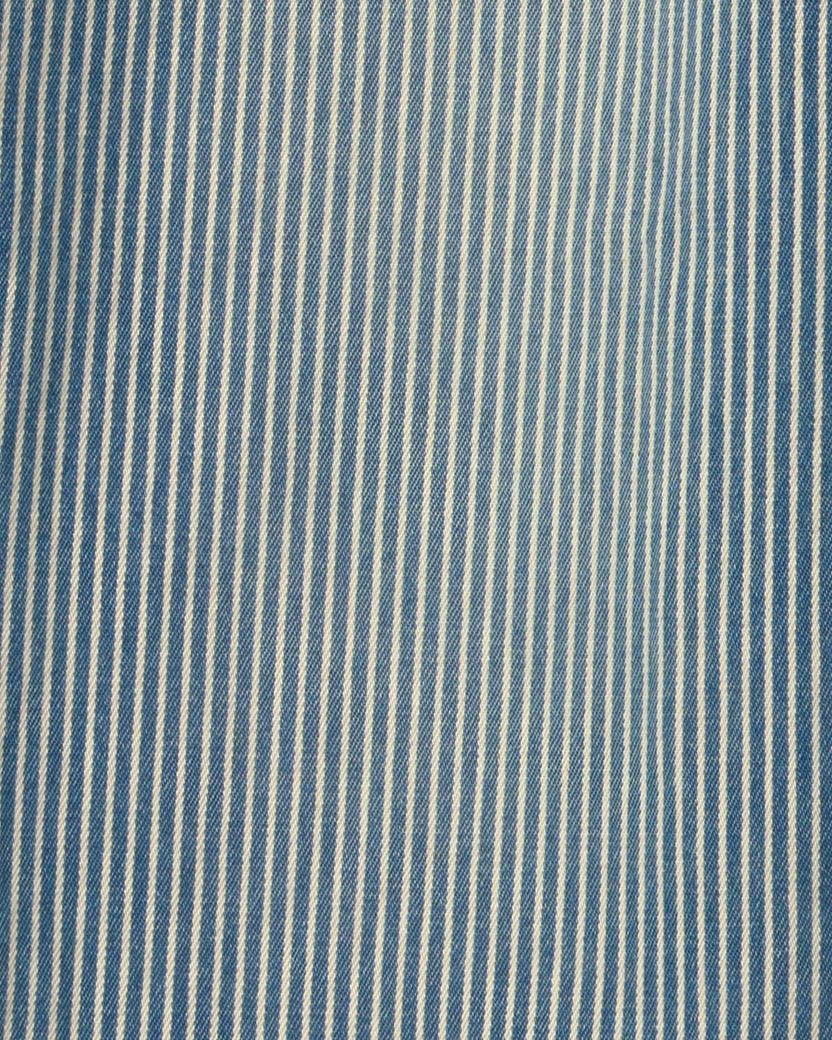 Boys Hickory Stripe Denim Baggy Jeans - Light Wash 4 Boys Hickory Stripe Denim Baggy Jeans - Light Wash