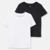 Boys 2-Pack Short-Sleeve Undershirts - Black/White