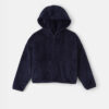 Girls Sherpa Zip-Up Jacket - Blue