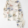 Baby Dinosaur Print Organic Cotton Pajamas Set 8 Baby Dinosaur Print Organic Cotton Pajamas Set