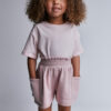 Toddler Girl Swing Shorts with Pockets - Rose
