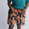 Toddler City Park™ Shorts in Abstract Print - Brown