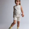 Toddler Girl Brooklyn Bike Shorts - Cream