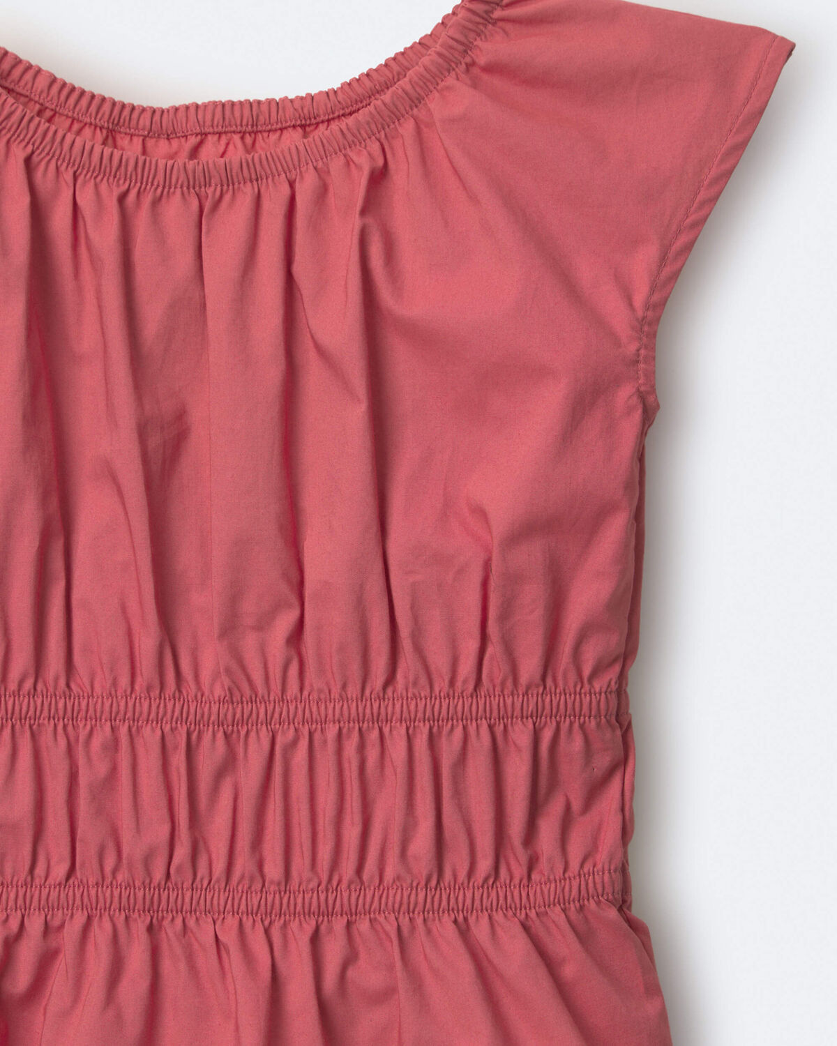 Toddler Girl Elastic Waist Peplum Top - Rose 6 Toddler Girl Elastic Waist Peplum Top - Rose