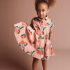 Toddler Girl Avenue Twirl™ Dress in Clementine Grove Print - Light Pink