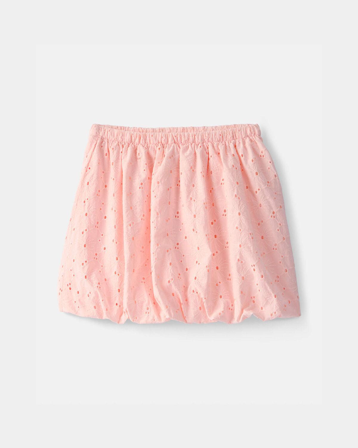 Girls Eyelet Skirt - Pink 1 Girls Eyelet Skirt - Pink