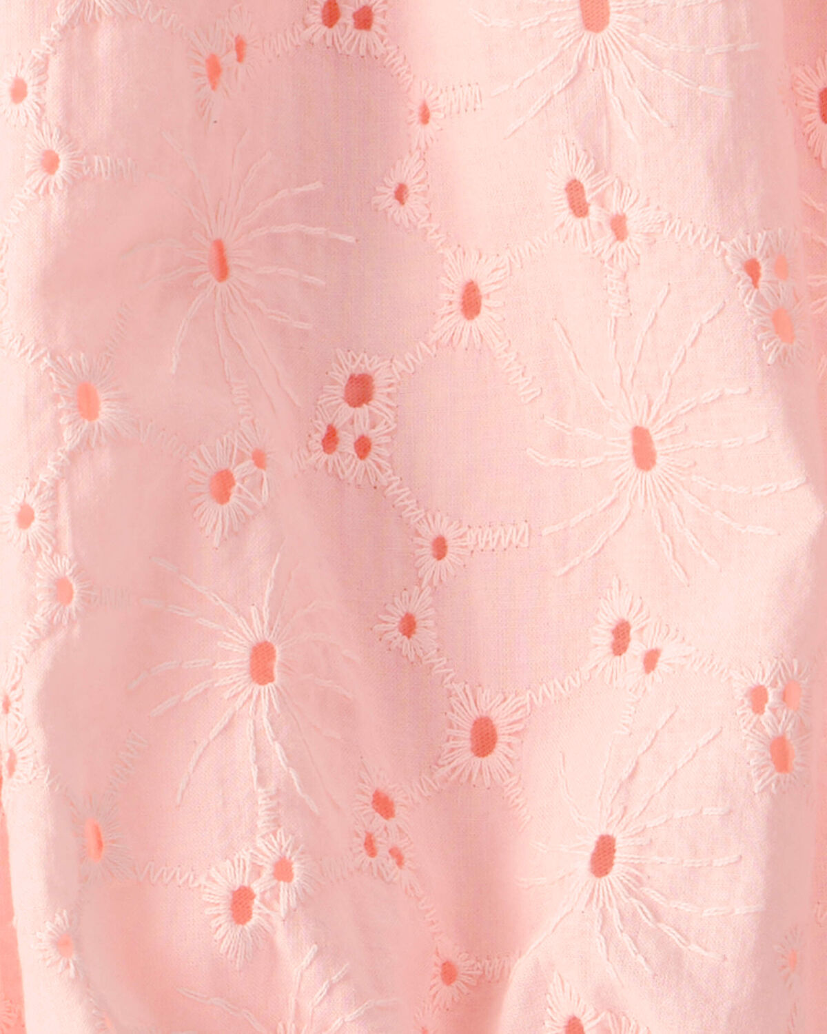 Girls Eyelet Skirt - Pink 2 Girls Eyelet Skirt - Pink