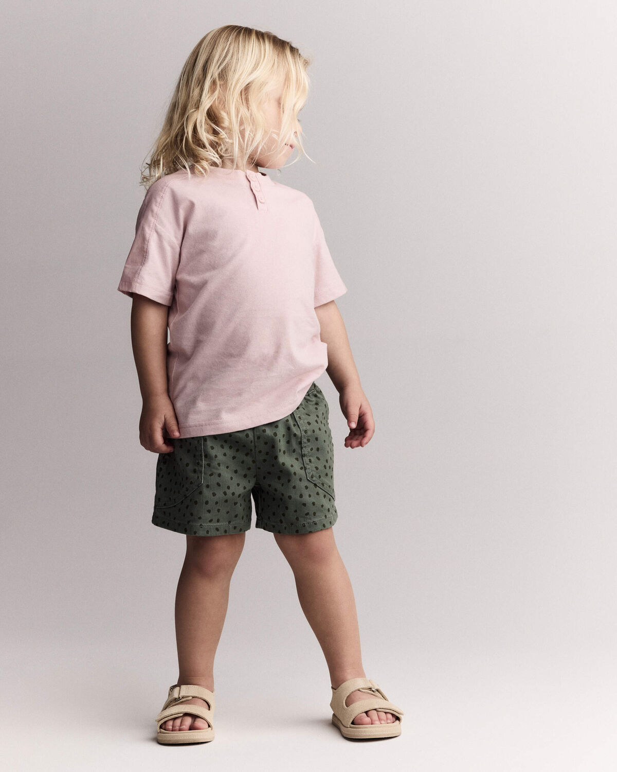 Toddler Henley Tee - Light Pink 5 Toddler Henley Tee - Light Pink