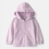 Baby Girl OshKosh Logo Zip-Up Hoodie - Purple