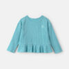 Toddler Girl Thermal Long-Sleeve Top - Turquoise 12 Toddler Girl Thermal Long-Sleeve Top - Turquoise