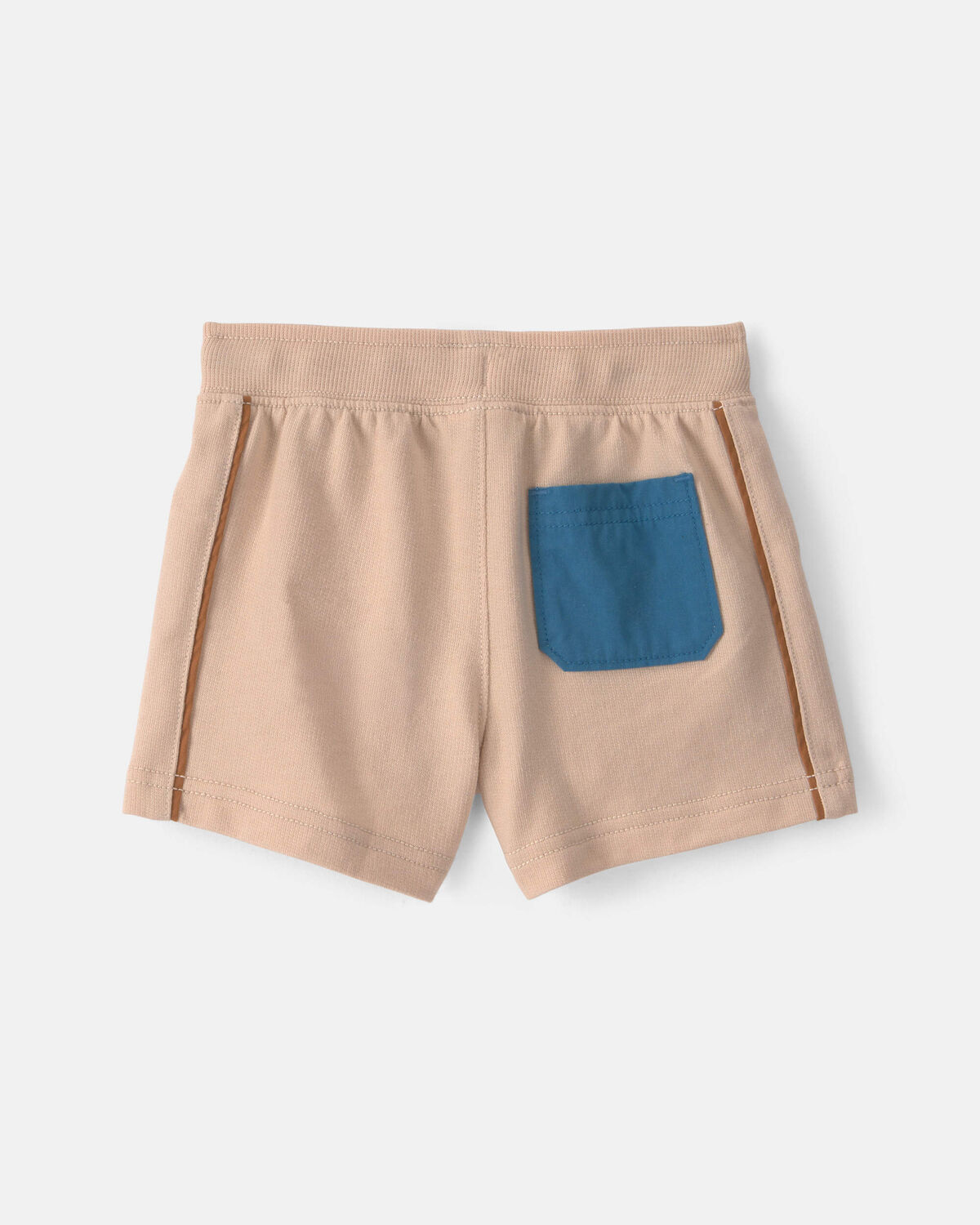 Baby Boy French Terry Shorts - Tan 3 Baby Boy French Terry Shorts - Tan