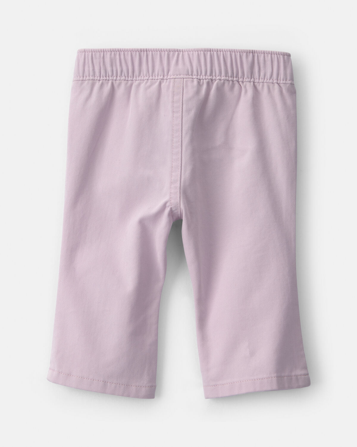 Baby Girl Straight-Leg Scalloped Pocket Pants - Purple
