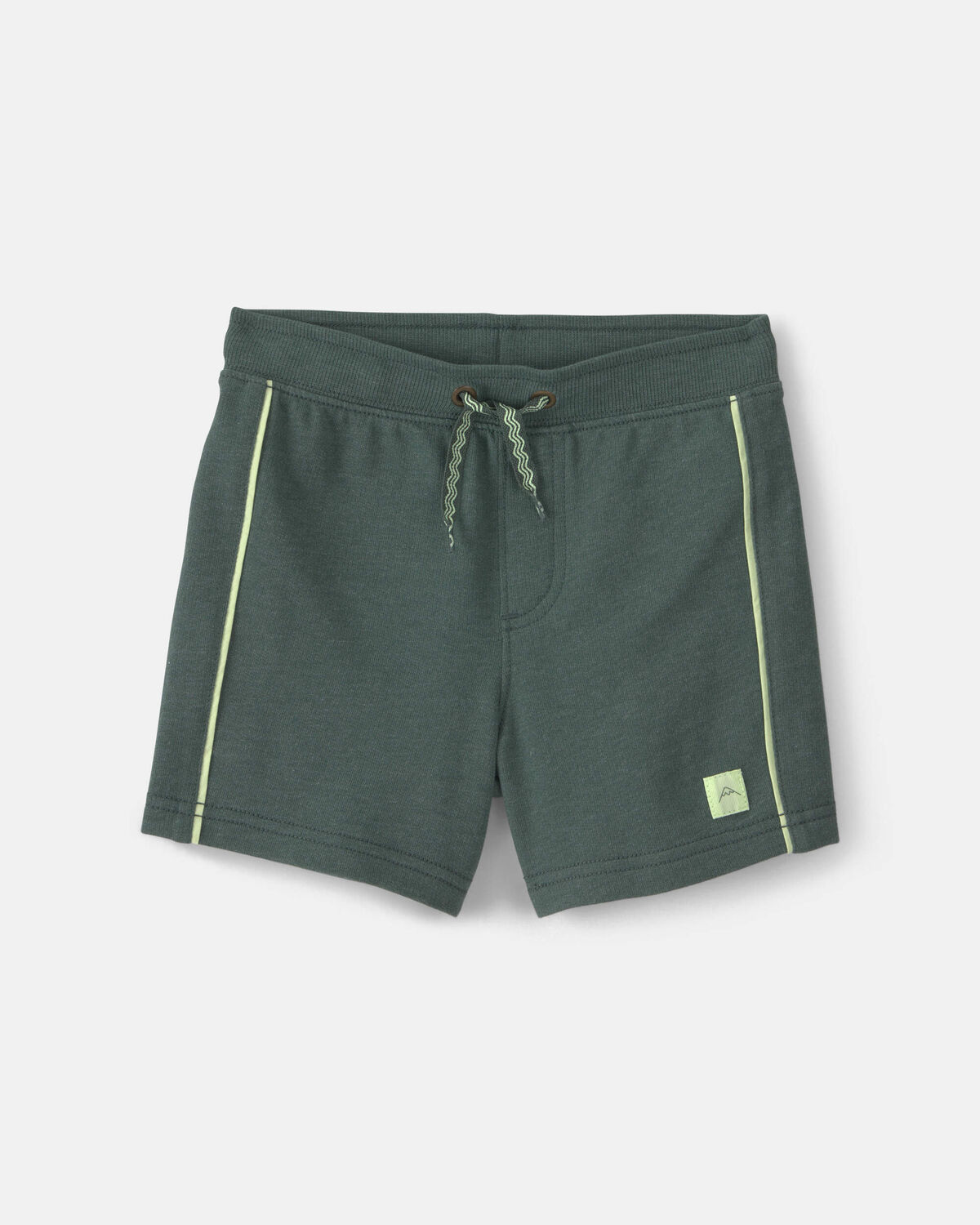 Toddler Boy French Terry Shorts - Olive Green