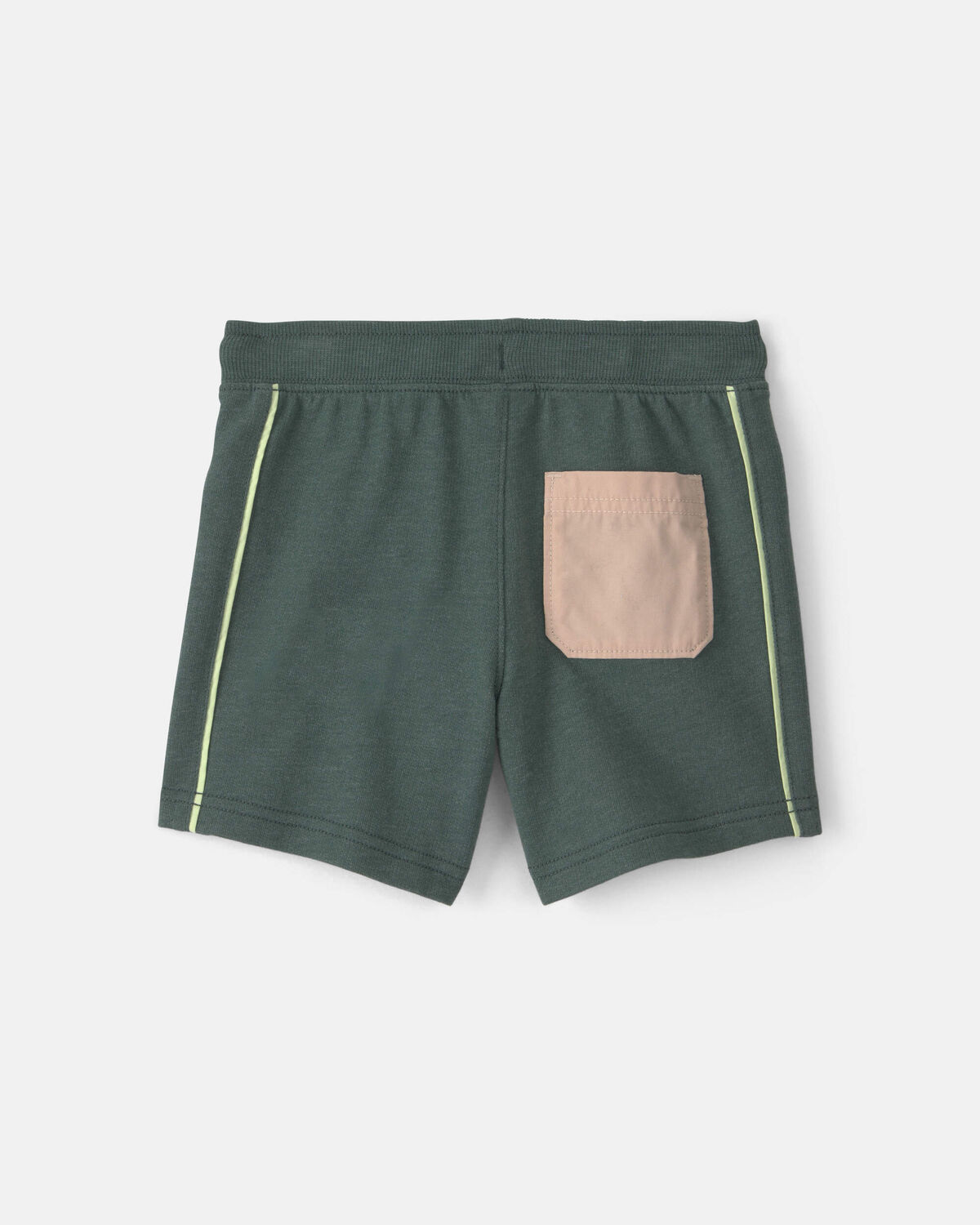 Toddler Boy French Terry Shorts - Olive Green 3 Toddler Boy French Terry Shorts - Olive Green