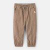Toddler Boy Poplin Joggers - Khaki 5 Toddler Boy Poplin Joggers - Khaki