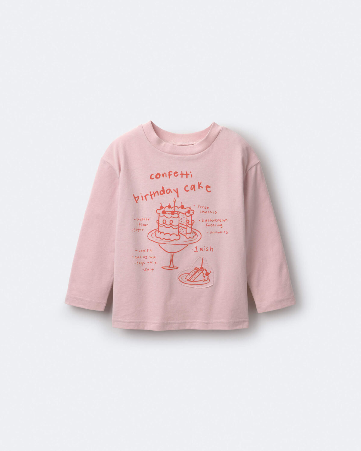 Toddler Girl Birthday Cake Long-Sleeve Relaxed Graphic Tee - Light Pink 2 Toddler Girl Birthday Cake Long-Sleeve Relaxed Graphic Tee - Light Pink