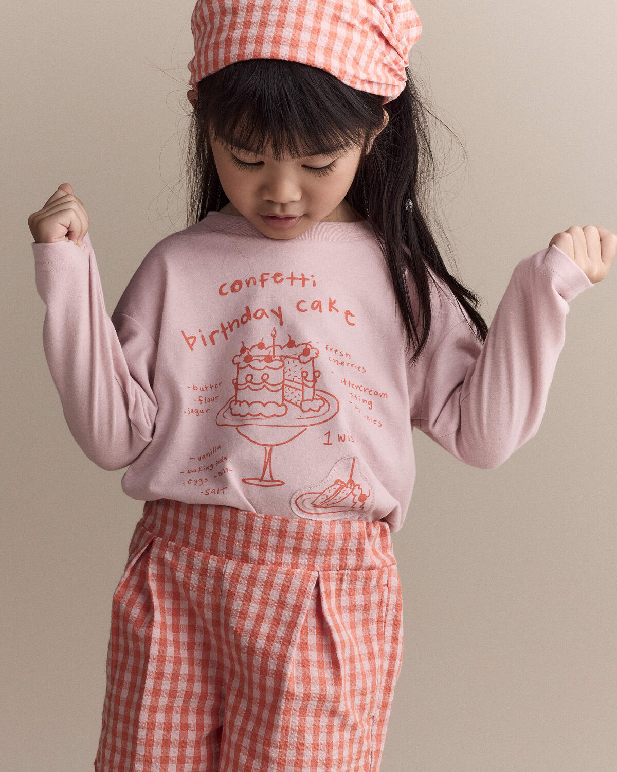 Toddler Girl Birthday Cake Long-Sleeve Relaxed Graphic Tee - Light Pink 5 Toddler Girl Birthday Cake Long-Sleeve Relaxed Graphic Tee - Light Pink