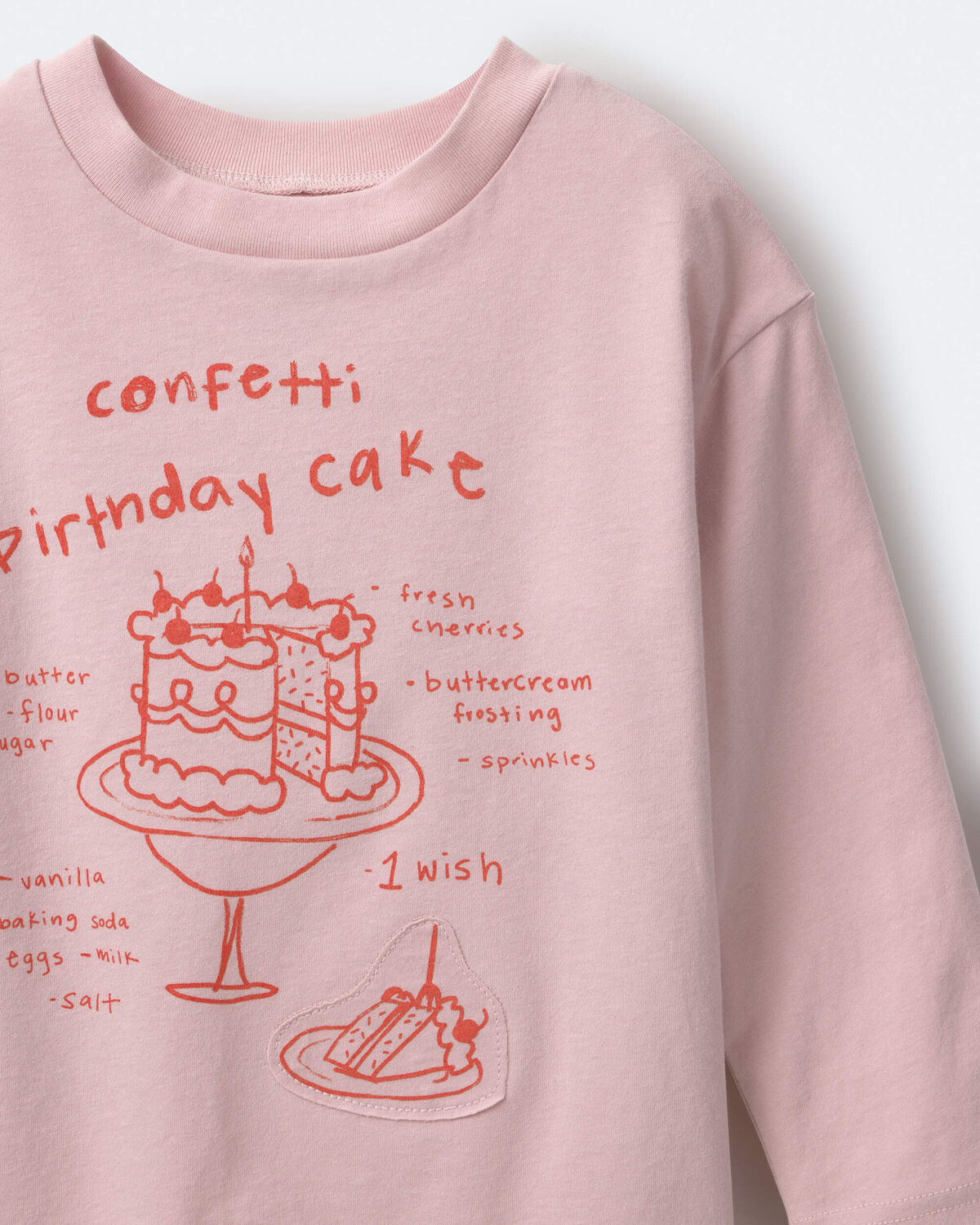 Toddler Girl Birthday Cake Long-Sleeve Relaxed Graphic Tee - Light Pink 6 Toddler Girl Birthday Cake Long-Sleeve Relaxed Graphic Tee - Light Pink