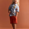 Toddler Boy Button-Down Short-Sleeve Shirt in Circus Print - Blue 12 Toddler Boy Button-Down Short-Sleeve Shirt in Circus Print - Blue