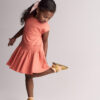 Toddler Girl Drop Waist Short-Sleeve Dress - Orange 13 Toddler Girl Drop Waist Short-Sleeve Dress - Orange
