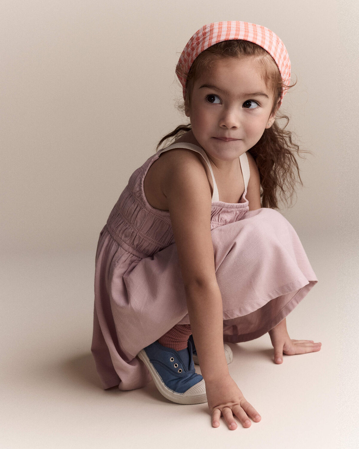 Toddler Girl Smocked Dress - Light Pink 4 Toddler Girl Smocked Dress - Light Pink